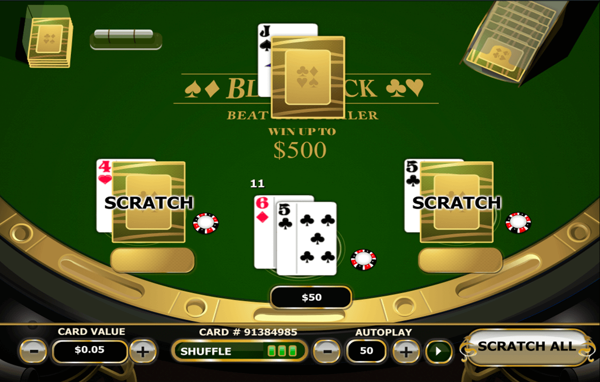 blackjack scratch playtech