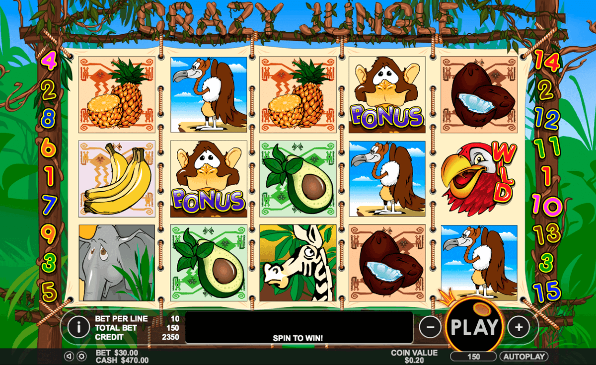 crazy jungle pragmatic
