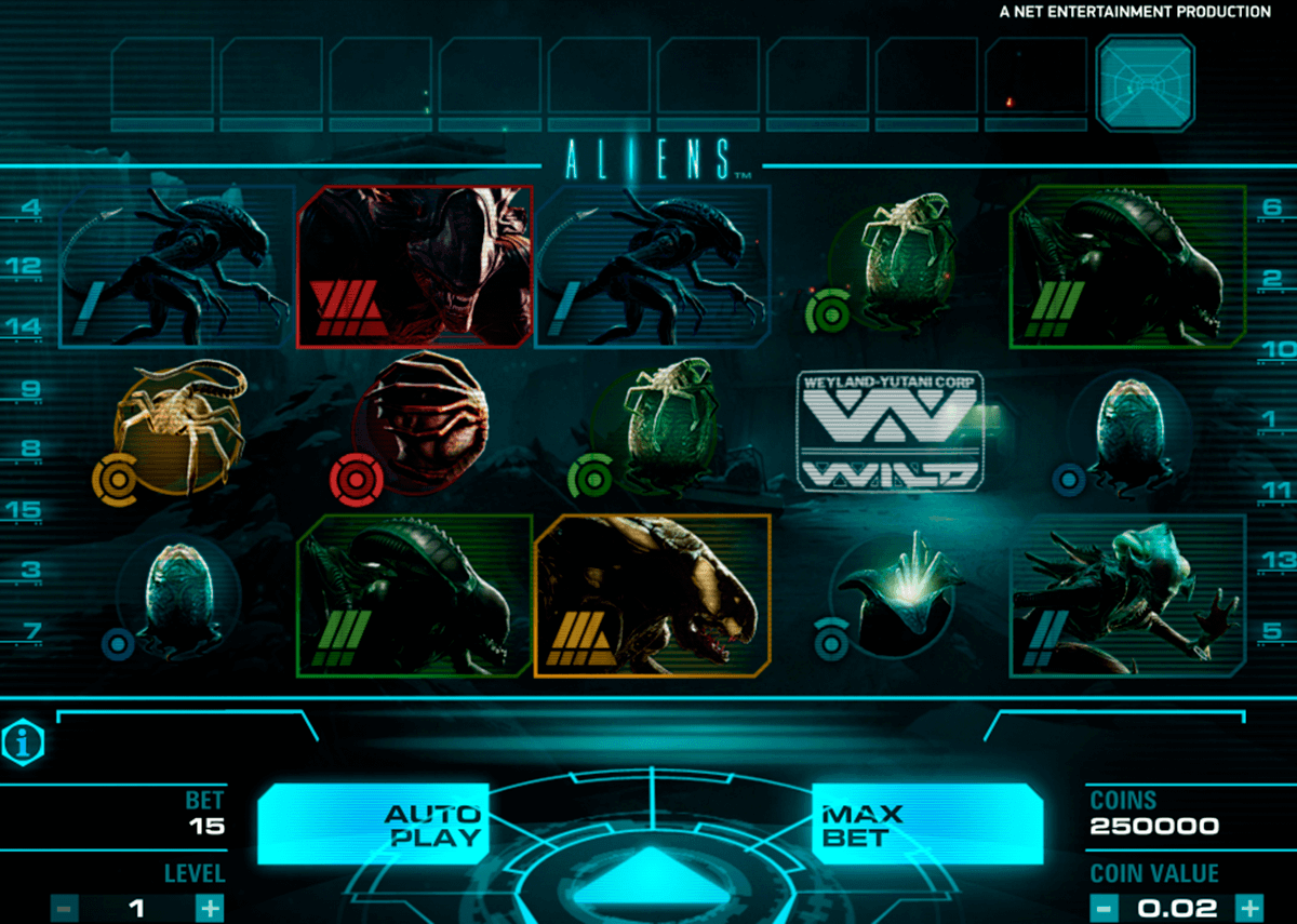 aliens netent spelautomat