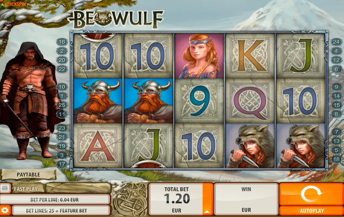 beowulf quickspin spelautomat