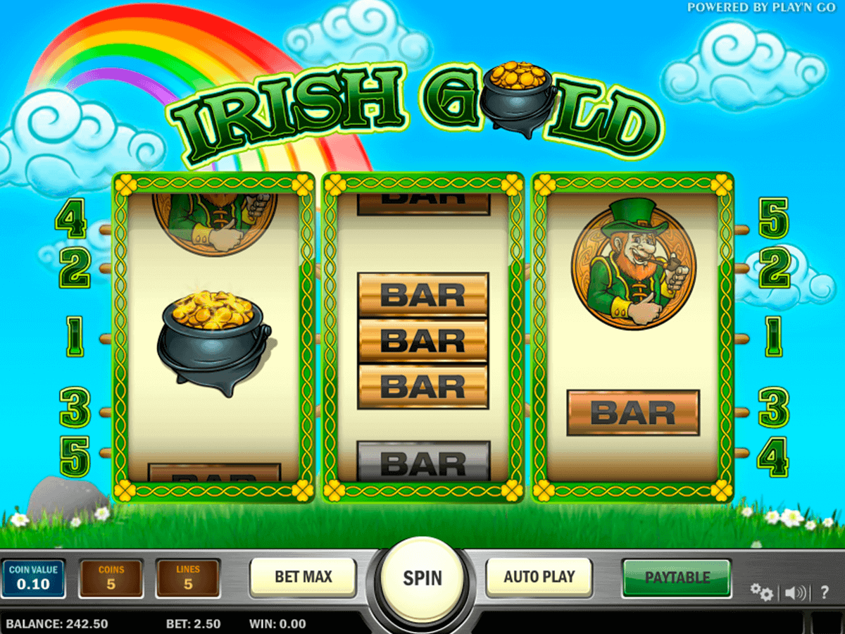 irish gold playn go spelautomat