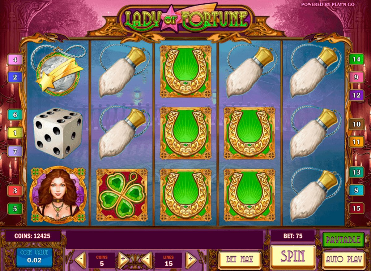 lady of fortune playn go spelautomat