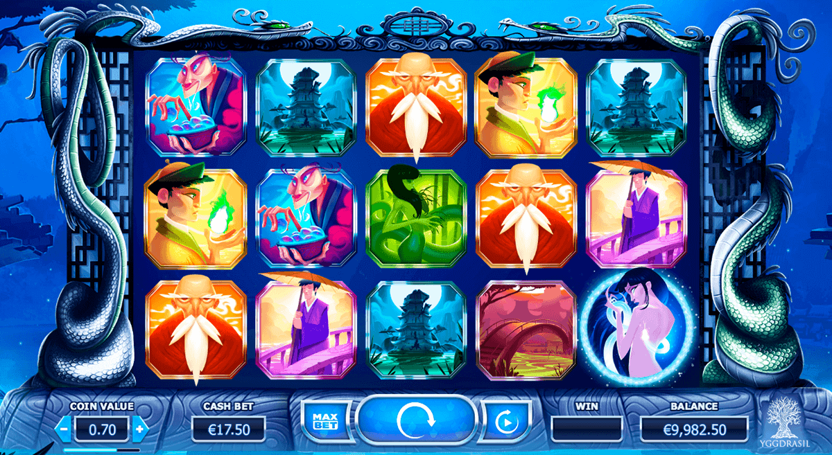 legend of the white snake lady yggdrasil spelautomat
