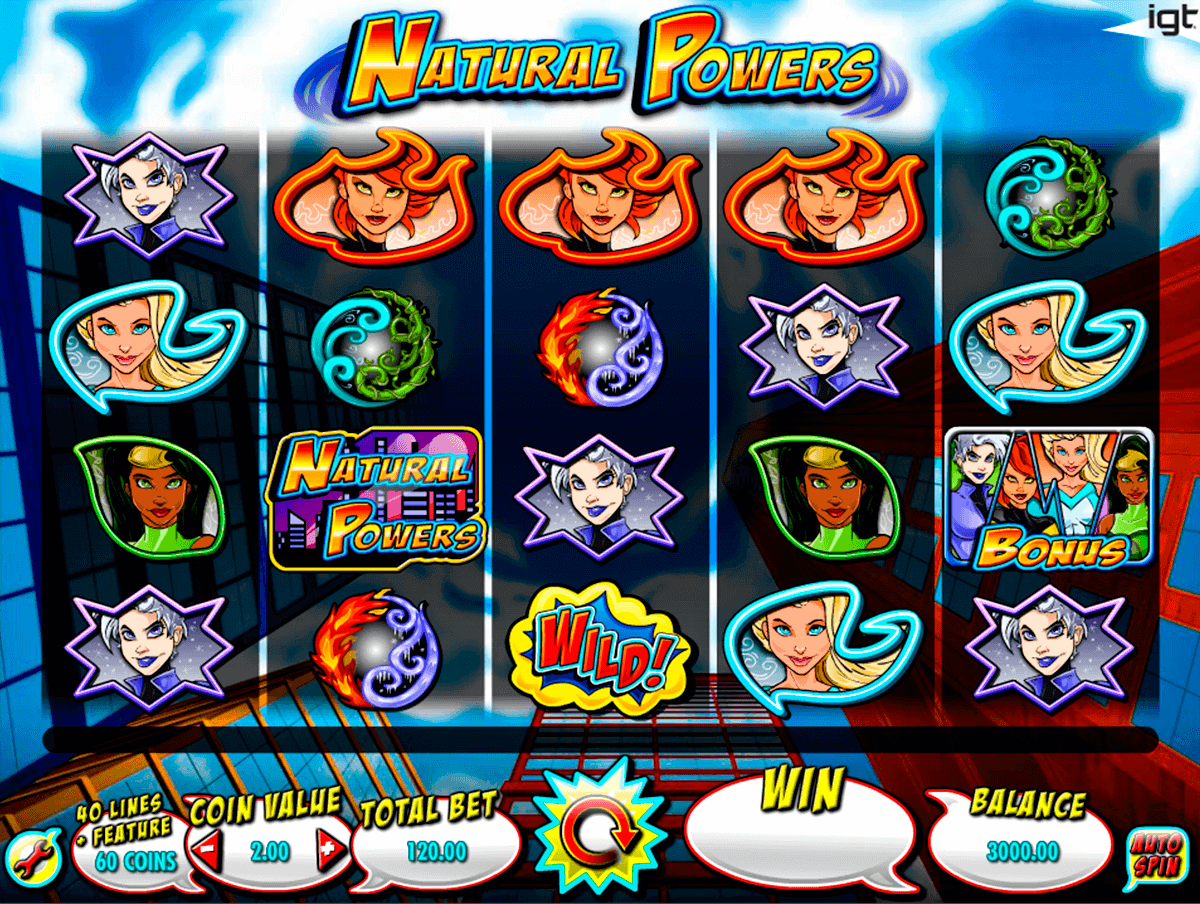 natural powers igt spelautomat