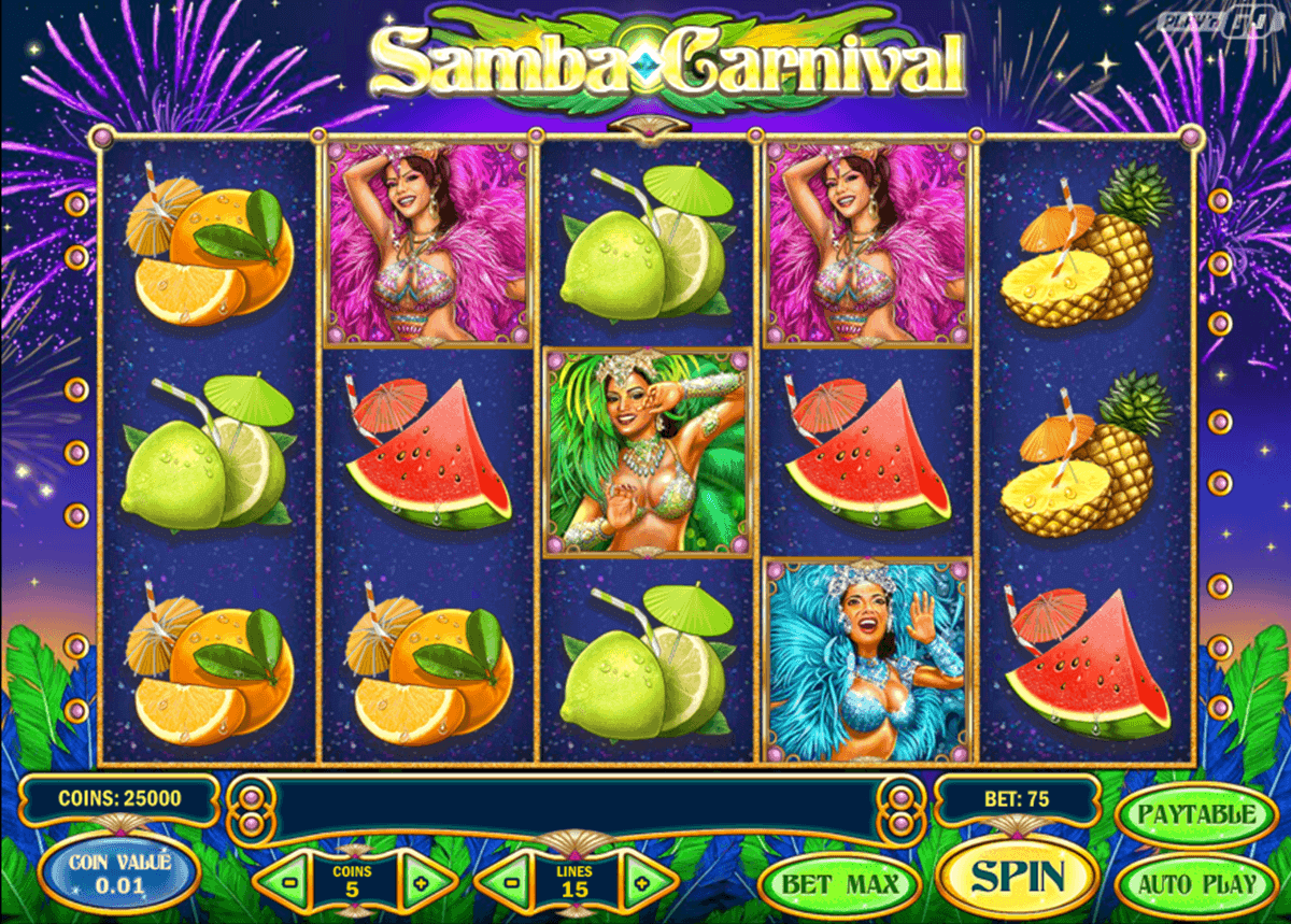 samba carnival playn go spelautomat