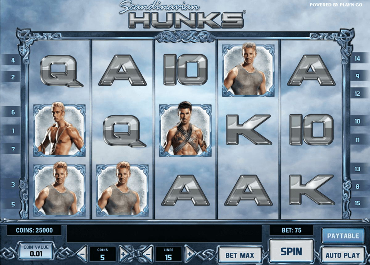 scandinavian hunks playn go spelautomat