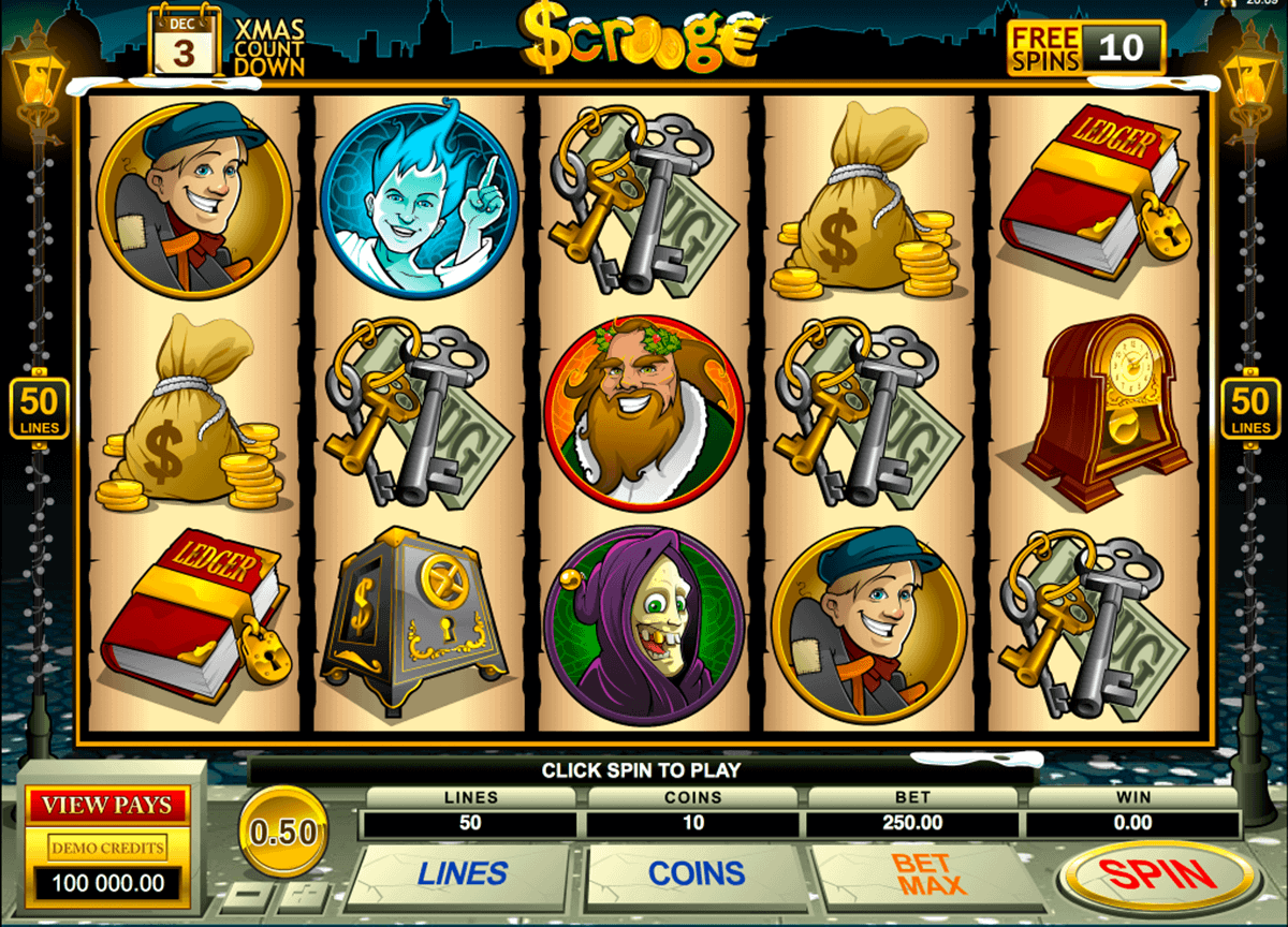 scrooge microgaming spelautomat