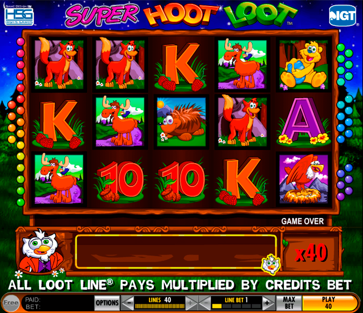 super hoot loot igt spelautomat
