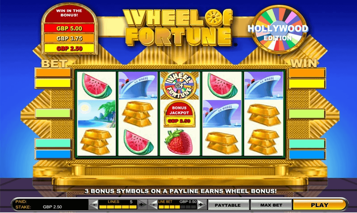 wheel of fortune hollywood edition igt spelautomat