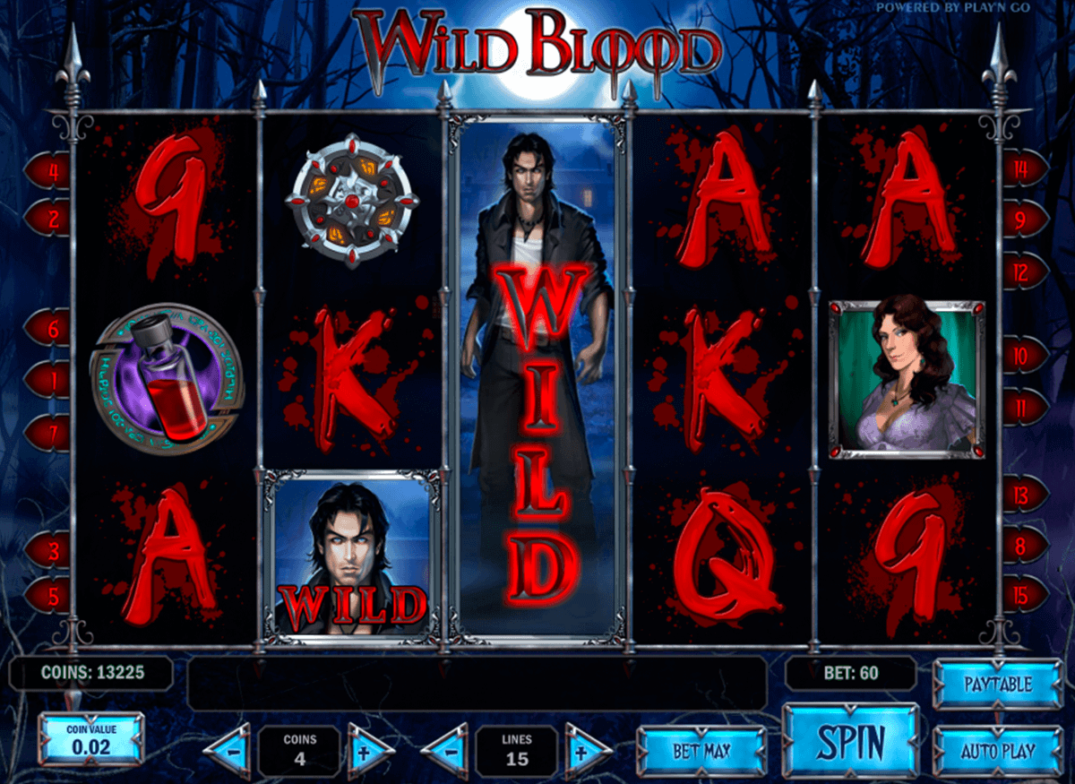 wild blood playn go spelautomat