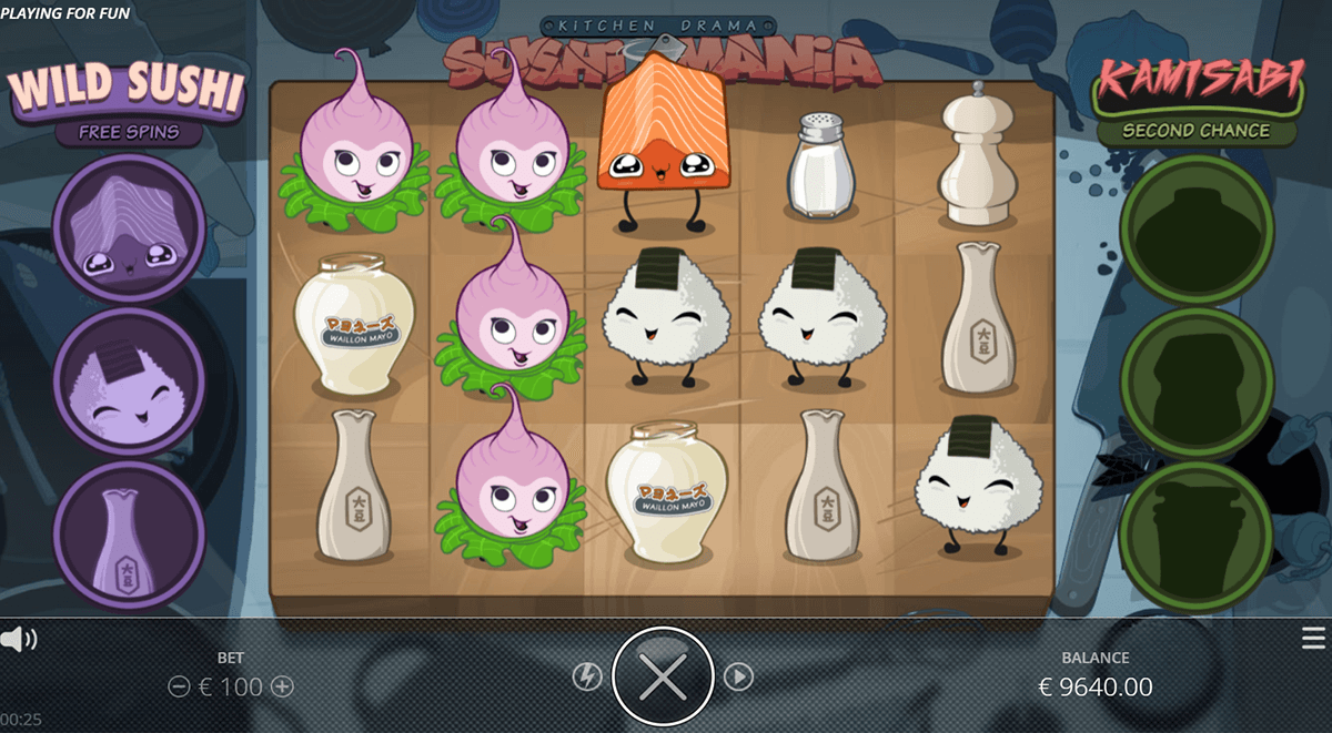 kitchen drama sushi mania nolimit city
