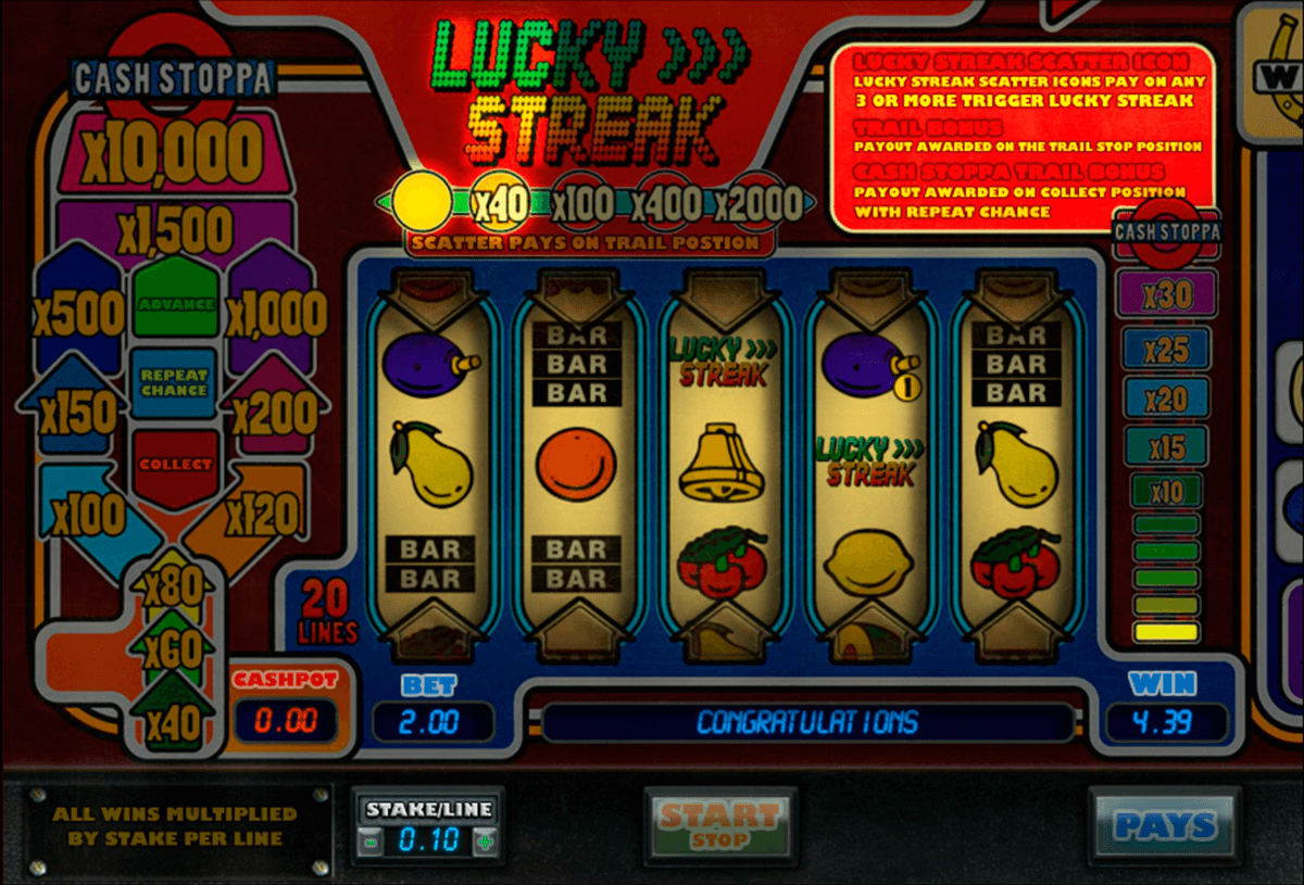 lucky streak big time