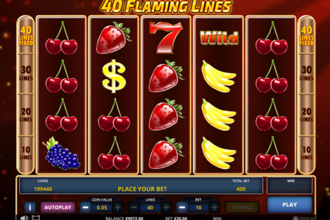 flaming lines zeus play