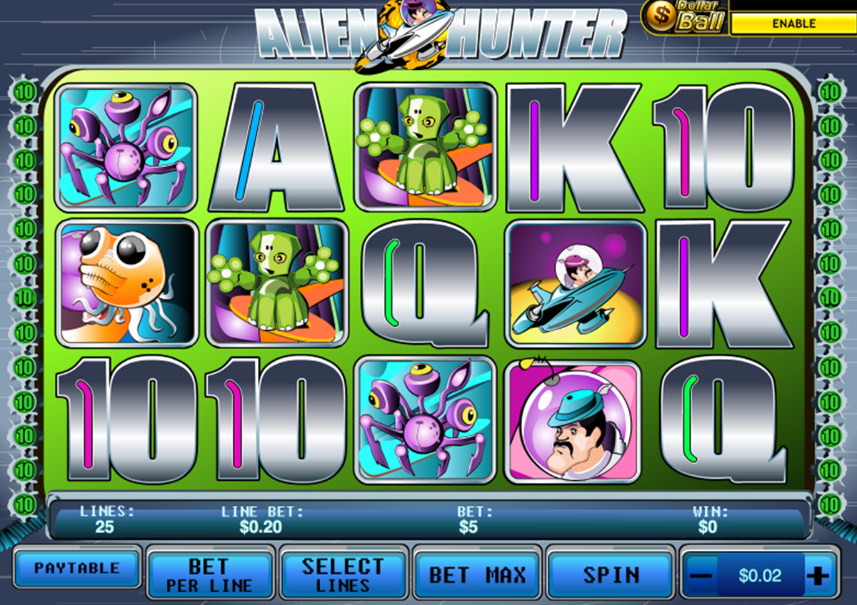 alien hunter playtech