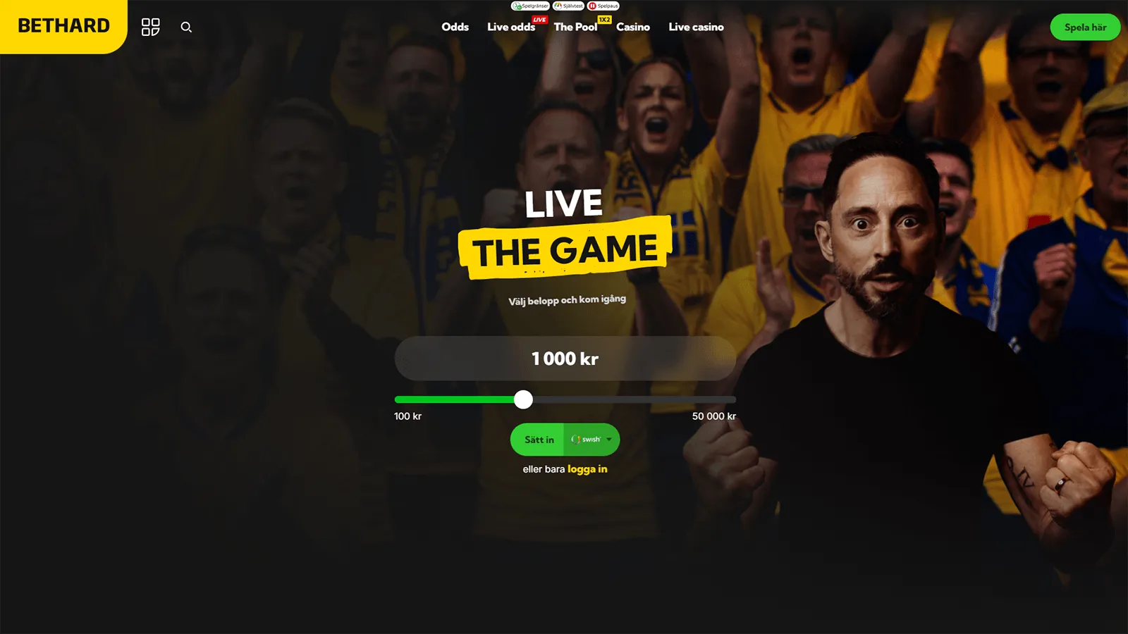 Bethard Casinos hemsida i Sverige