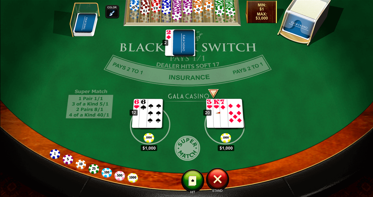 blackjack switch playtech