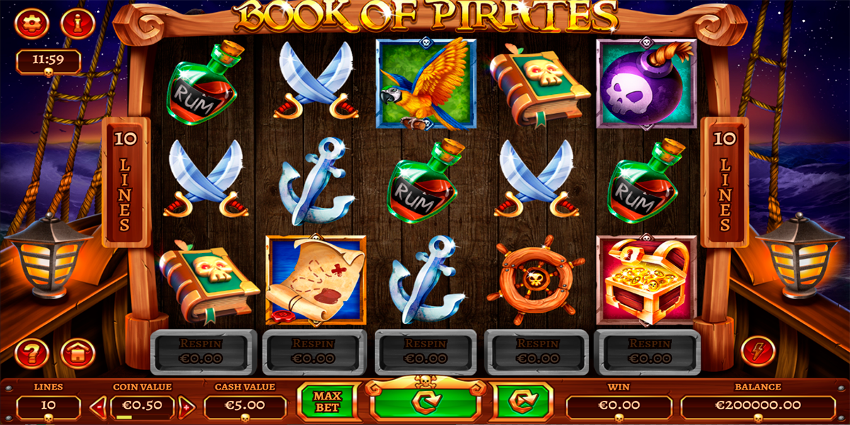 book of pirates gaming corps 