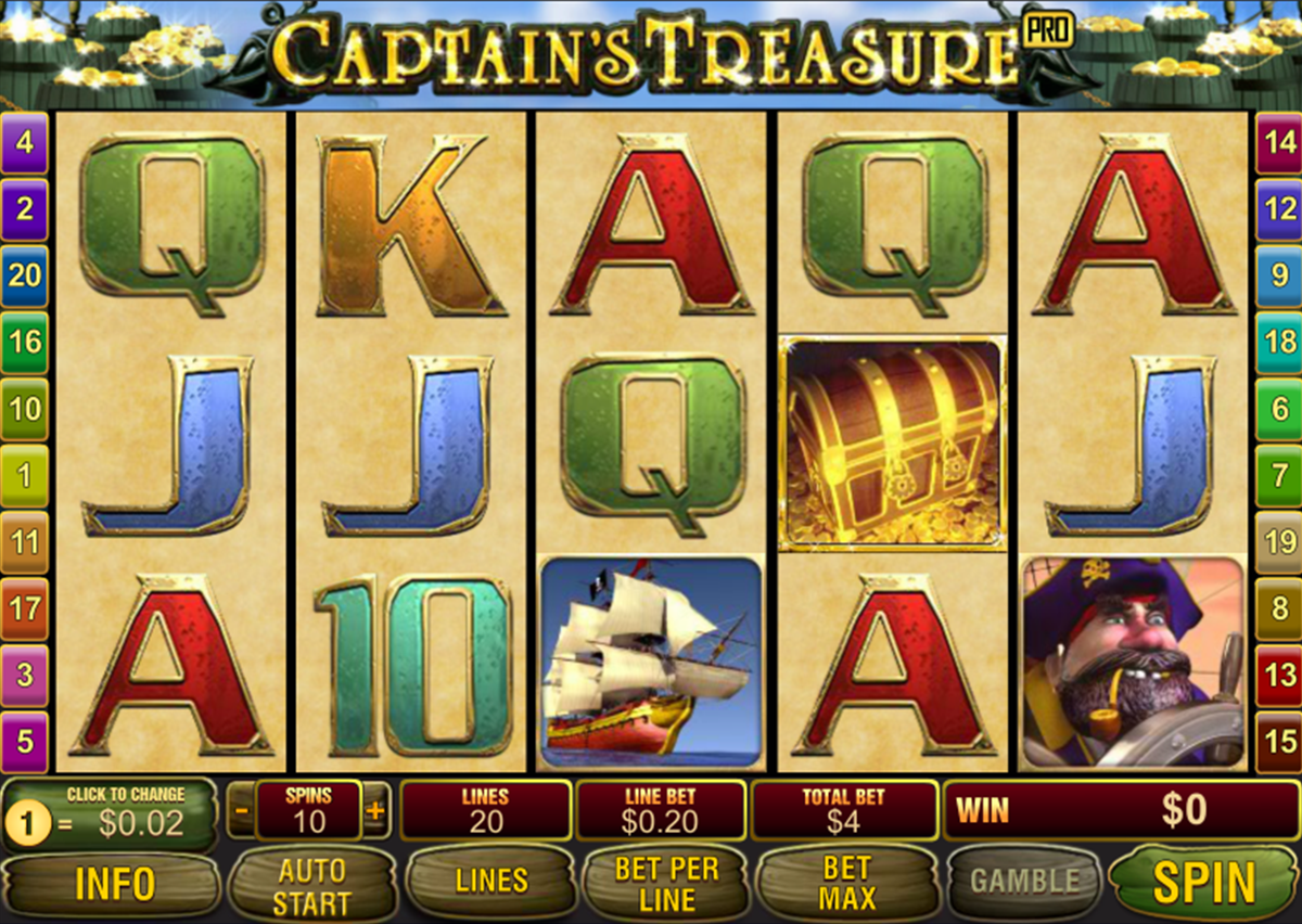 captains treasure pro playtech