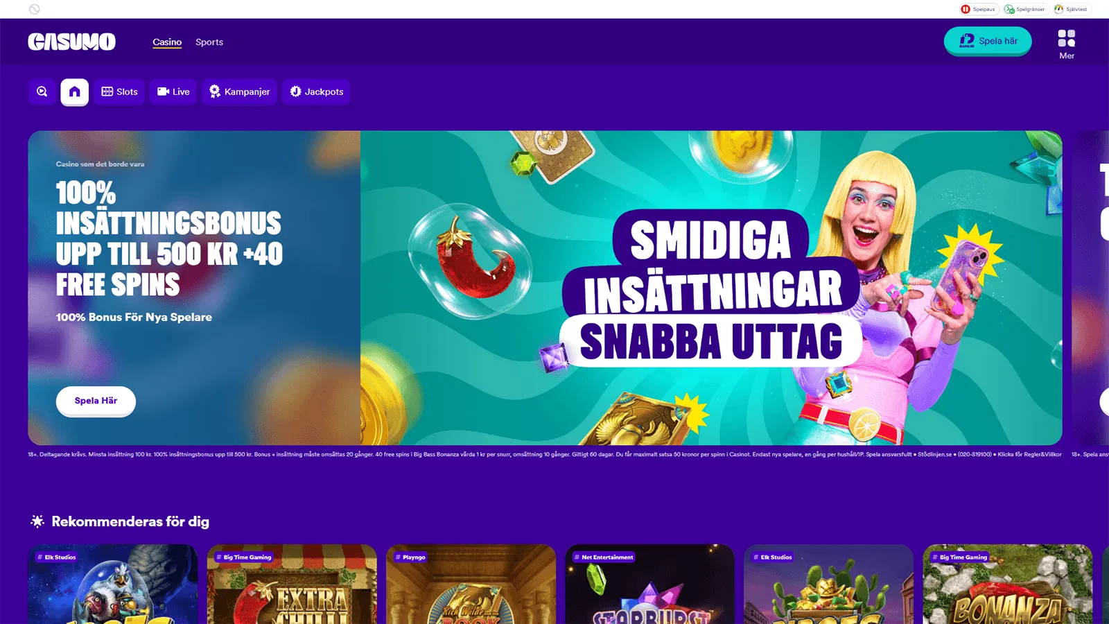 casumo casinos hemsida i sverige
