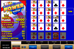 jacks or better  play power poker microgaming video poker