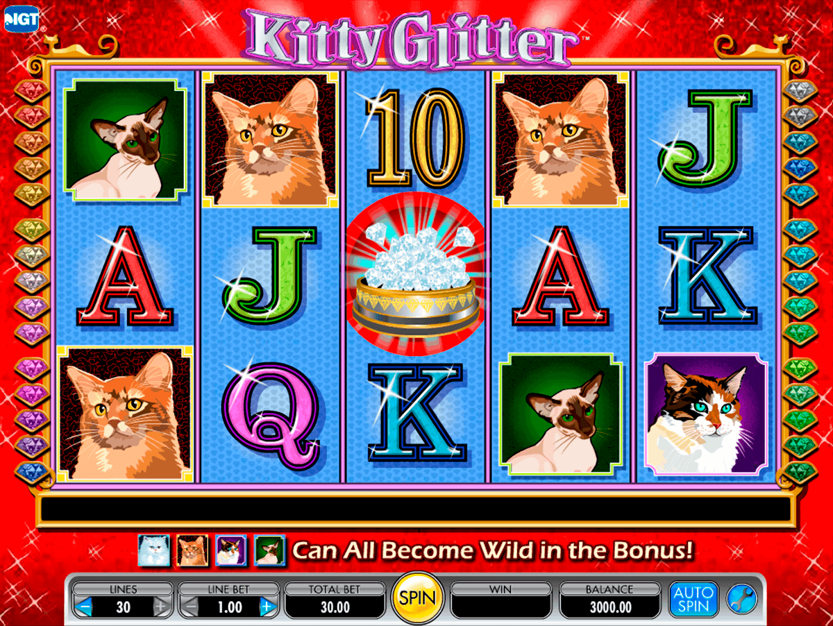 kitty glitter igt spelautomat 