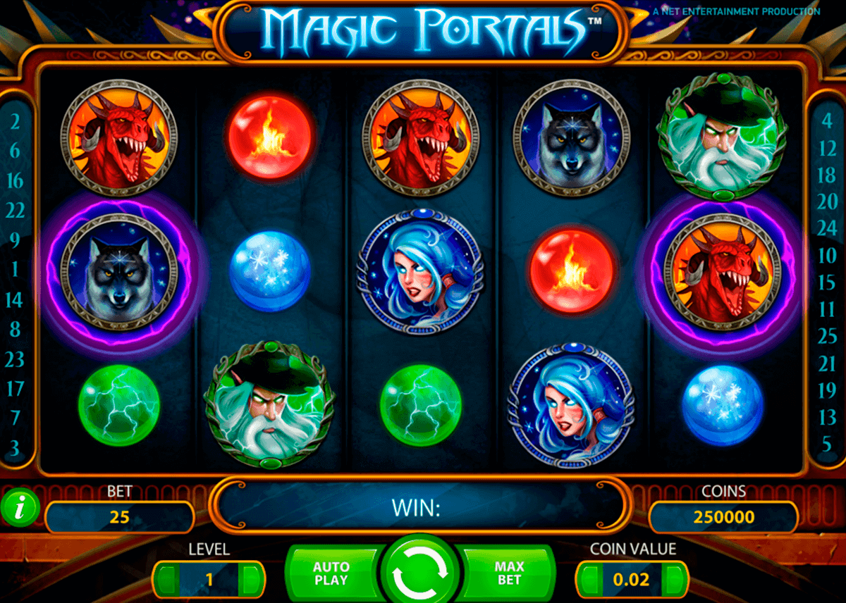 magic portals netent spelautomat 