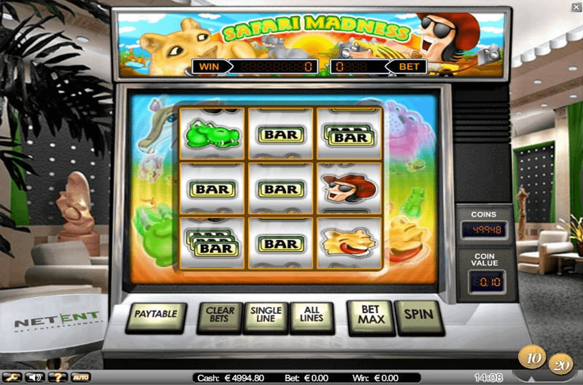 safari madness netent spelautomat