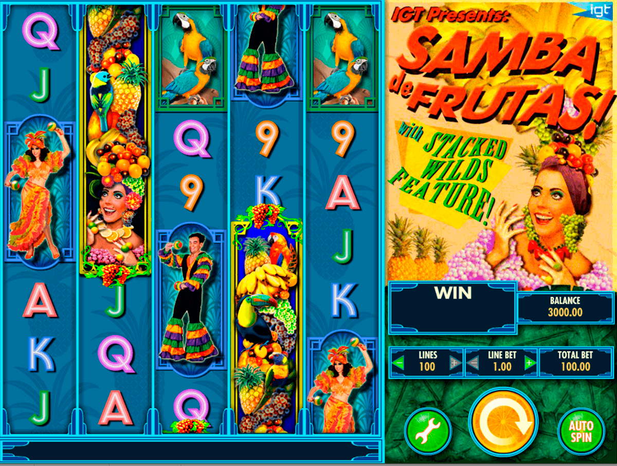 samba de frutas igt spelautomat 