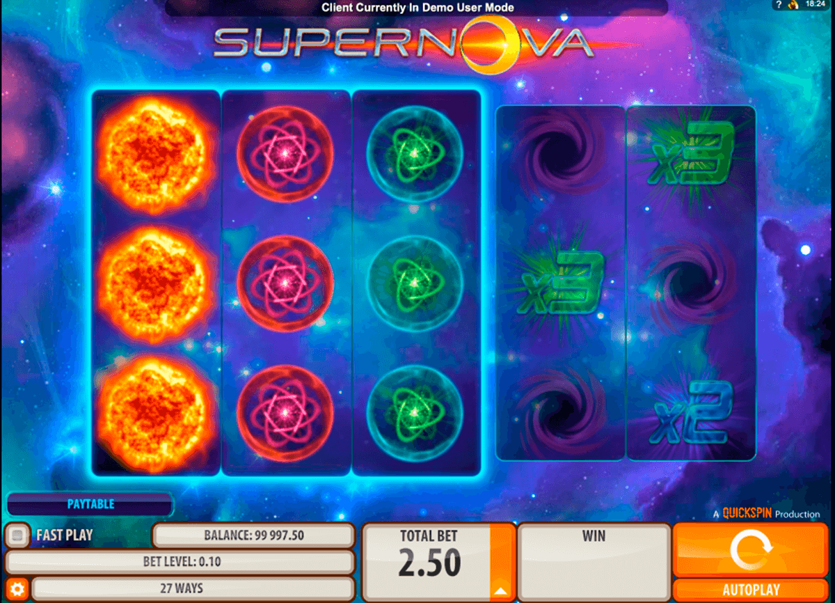 supernova quickspin spelautomat
