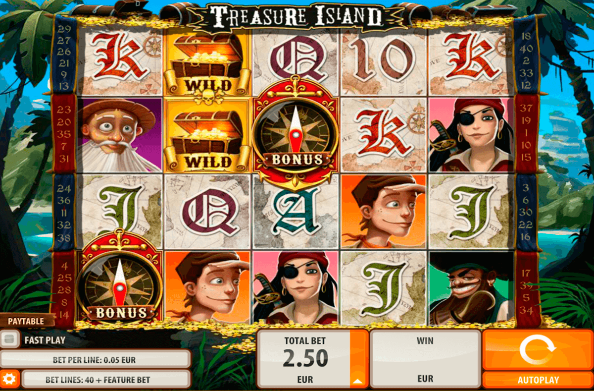 treasure island quickspin spelautomat