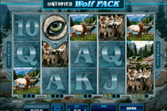 untamed wolf pack microgaming spelautomat