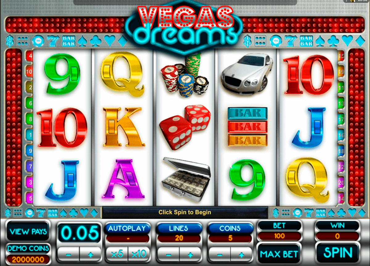 vegas dreams microgaming spelautomat 