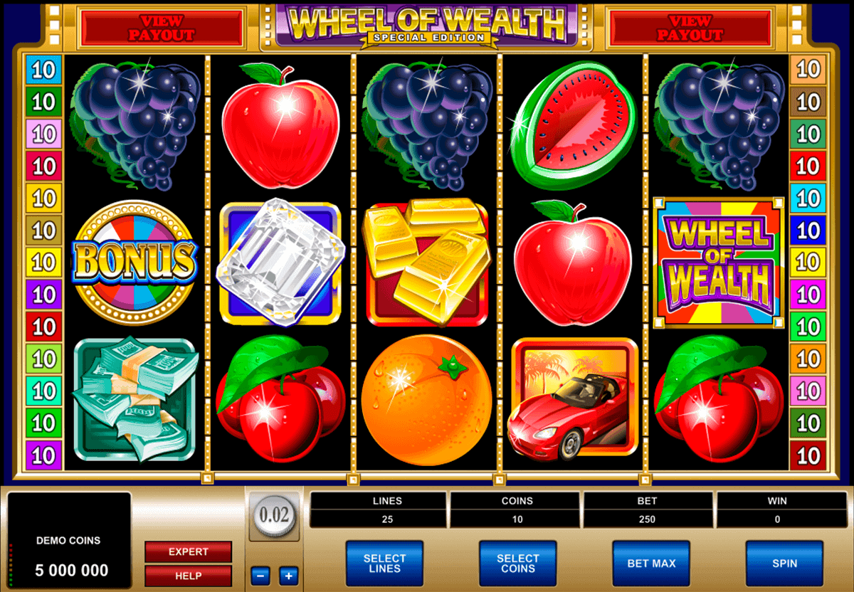 wheel of wealth special edition microgaming spelautomat