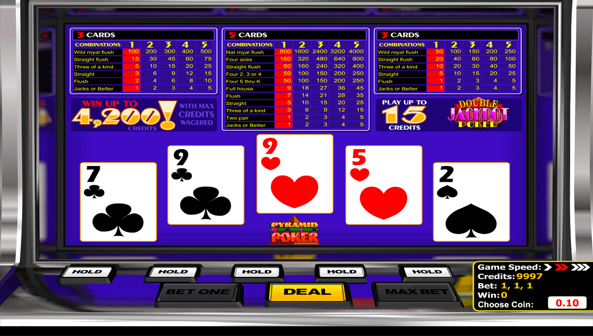 Double Jackpot Poker Fran Betsoft Spela Video Poker Online