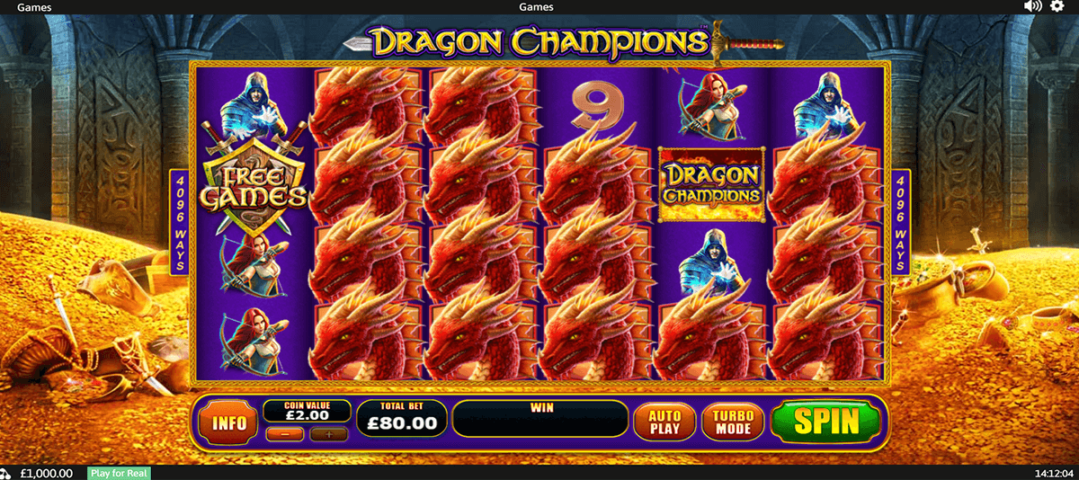 dragon champions playtech 