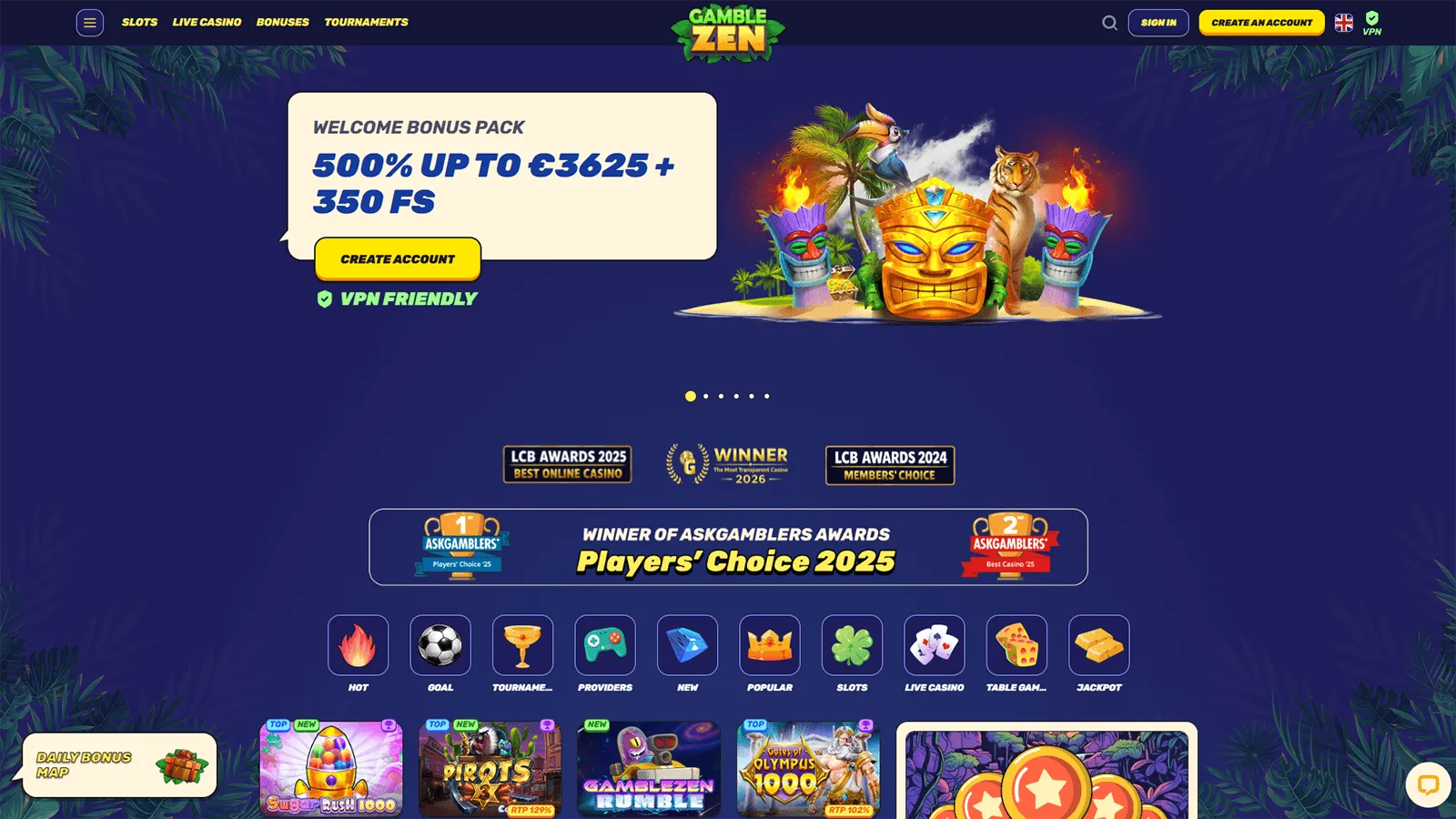 Gamblezen Casino Hemsida i Sverige