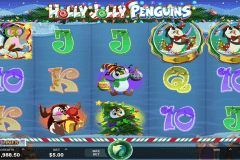 holly jolly penguins microgaming