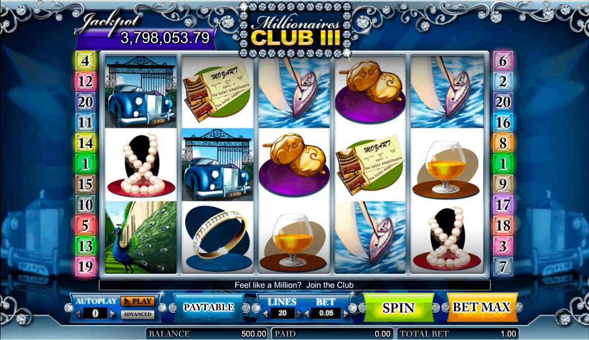 millionaires club iii amaya