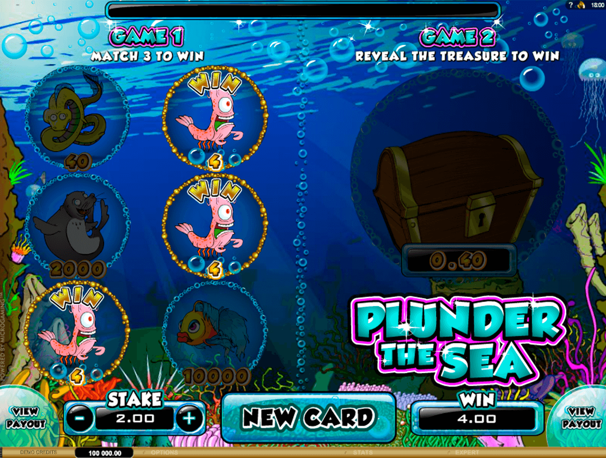 plunder the sea microgaming