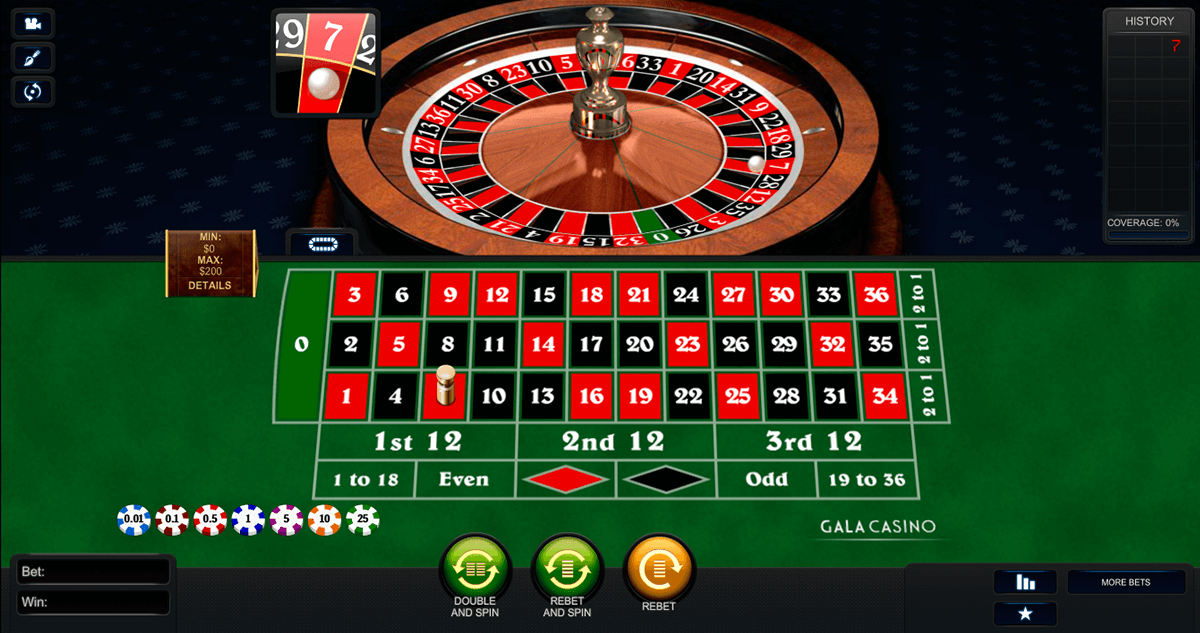 premium european roulette playtech