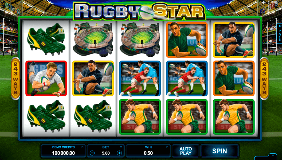 rugby star microgaming