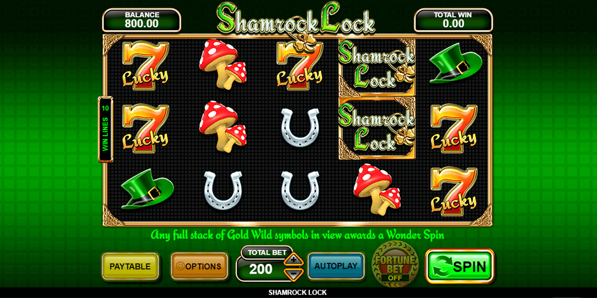 shamrock lock inspired gaming