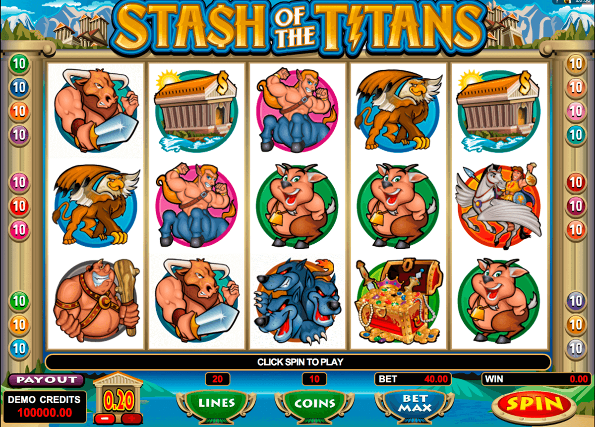 stash of the titans microgaming