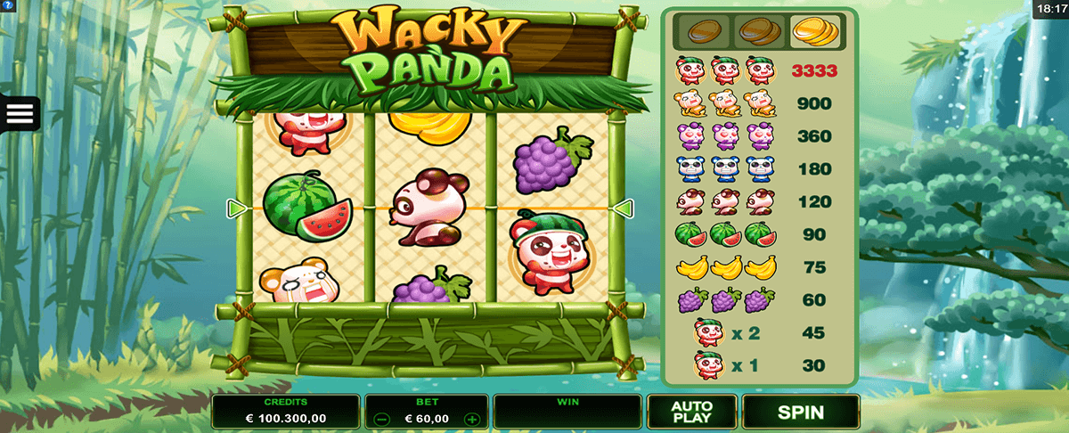 wacky panda microgaming