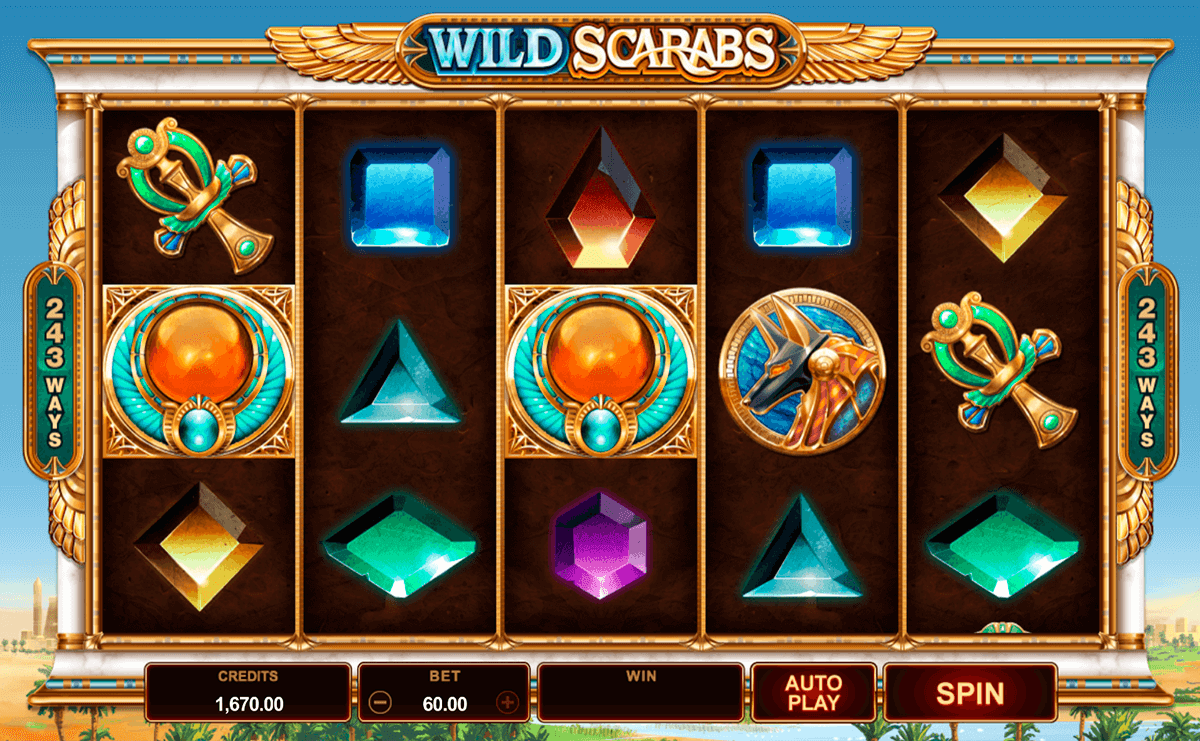 wild scarabs microgaming 
